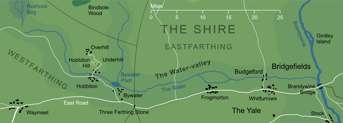 Map of the Water-valley