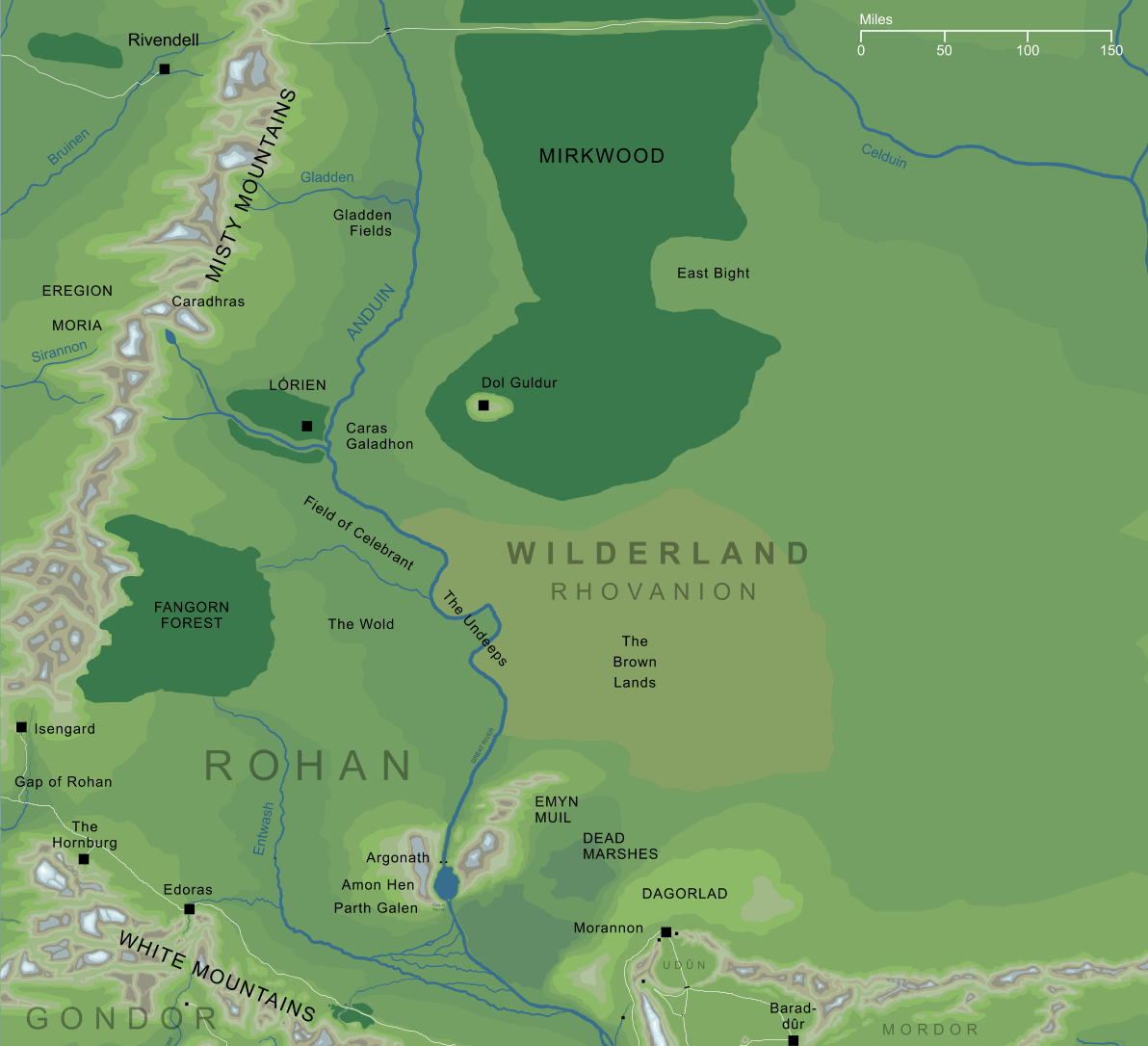 Map of Wilderland