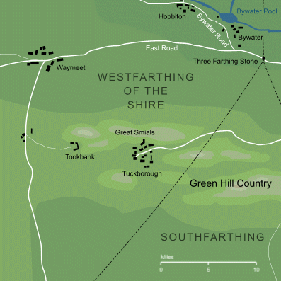 Map of Great Smials